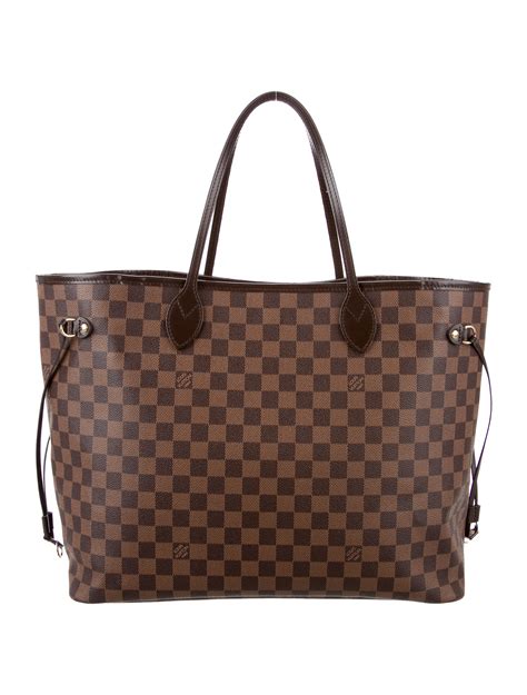 fake louis vuitton neverfull damier ebene|louis vuitton damier ebene geronimos.